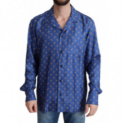 Camicia in seta con stampa...