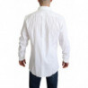 Camicia formale da uomo in cotone elasticizzato bianco - IT38 - XS