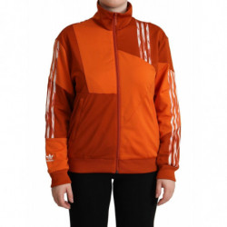 Giacca arancione con zip...