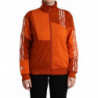 Giacca arancione con zip intera a maniche lunghe - IT42-M
