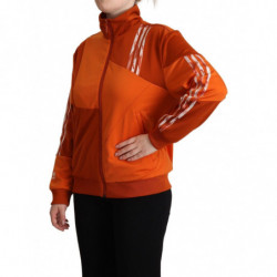 Giacca arancione con zip intera a maniche lunghe - IT42-M