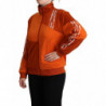 Giacca arancione con zip intera a maniche lunghe - IT42-M