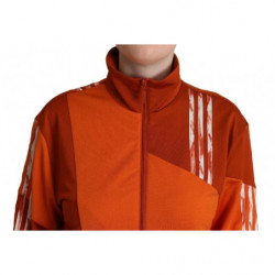 Giacca arancione con zip intera a maniche lunghe - IT42-M