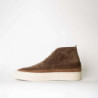 Sneakers alte in pelle scamosciata marrone - EU40/US7