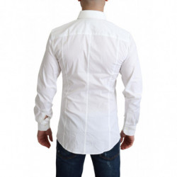 Camicia Formale SICILIA da Uomo in Cotone Stretch Bianco - IT38 - XS