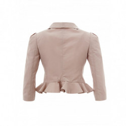 Giacca con volant rosa chiaro - IT40