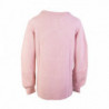 Maglione in cashmere a coste rosa - L