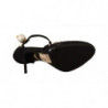 Scarpe sandali tacco Vally cristallo nero perle finte - EU39/US8.5