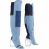 Stivale in cotone azzurro - EU37/US7
