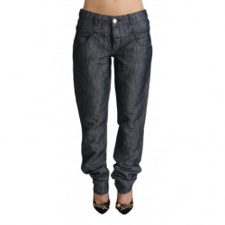 Jeans in denim dritto a...