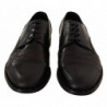 Scarpe formali in pelle nera con pelli esotiche - EU40/US7