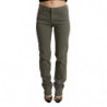 Jeans per pantaloni skinny in denim di cotone a vita bassa grigi - W28