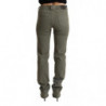 Jeans per pantaloni skinny in denim di cotone a vita bassa grigi - W28