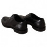 Scarpe formali in pelle nera con pelli esotiche - EU40/US7