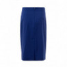 Gonna Tubino Blu in Lana - IT40