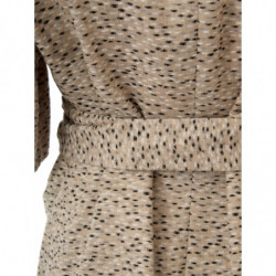 Giacca vestaglia in lino beige - IT40