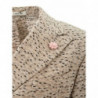 Giacca vestaglia in lino beige - IT40