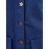 Giacca in cotone blu stile 'camicia' - IT40