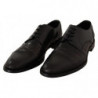 Scarpe formali in pelle nera con pelli esotiche - EU39/US6