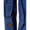 Giacca in cotone blu stile 'camicia' - IT40
