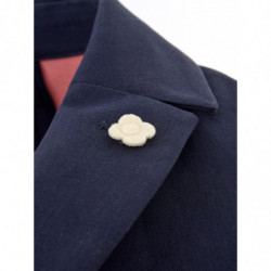Cappotto trench in cotone blu - IT40