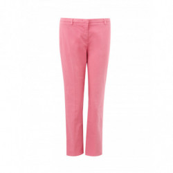 Pantaloni in cotone rosa -...