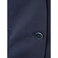 Giacca Blu In Cotone Due Bottoni - IT40