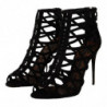 Sandali Bette tacco spillo pelle scamosciata nera - EU41/US10.5