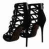 Sandali Bette tacco spillo pelle scamosciata nera - EU41/US10.5
