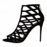 Sandali Bette tacco spillo pelle scamosciata nera - EU41/US10.5