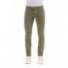 Jeans e pantaloni in cotone verde - W30
