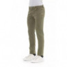 Jeans e pantaloni in cotone verde - W30