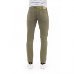 Jeans e pantaloni in cotone verde - W36
