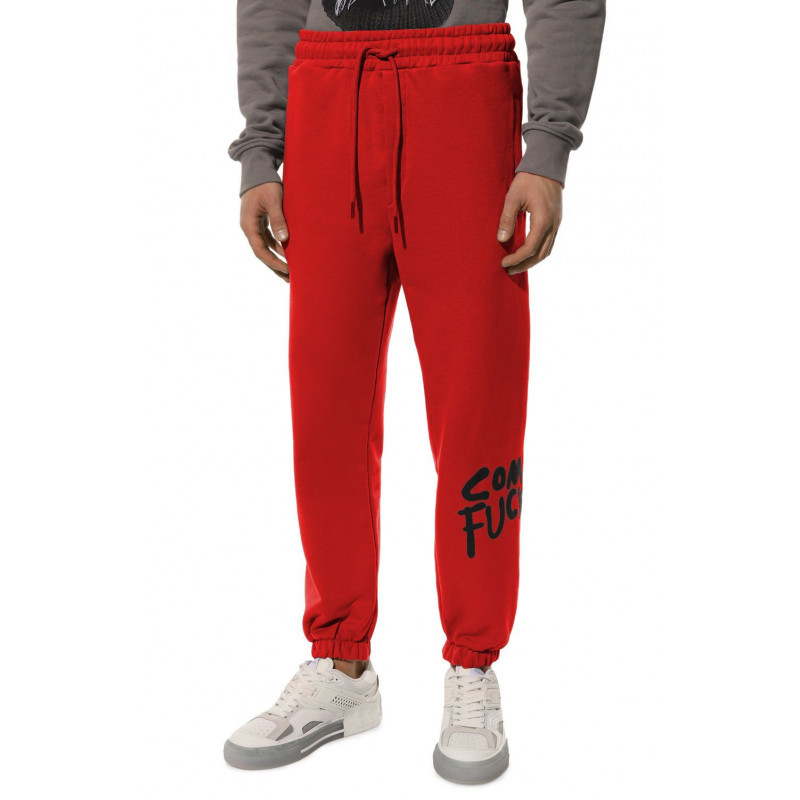 Jeans e pantaloni in cotone rosso - M