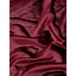Abito lungo in velluto con spalline bordeaux - IT40