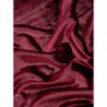 Abito lungo in velluto con spalline bordeaux - IT40