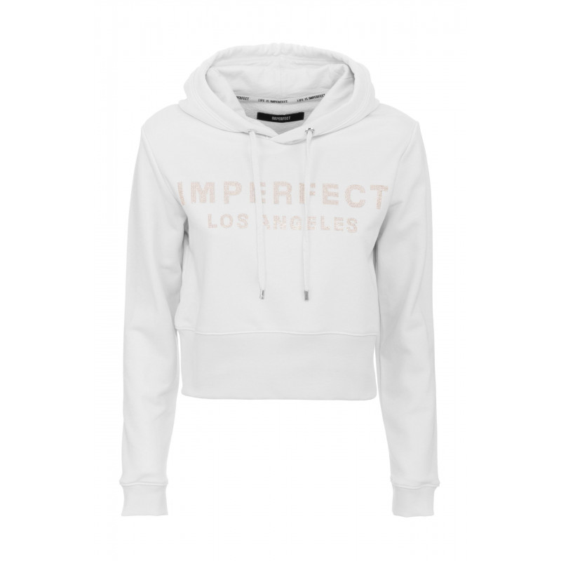Maglione in cotone bianco - XS