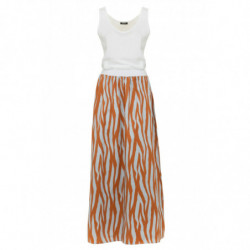 Abito in cotone bianco - L