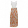 Abito in cotone bianco - L