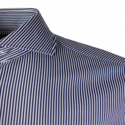 Camicia vestibilità regolare a righe azzurre - 40