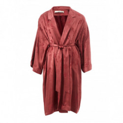 Trench a vestaglia rosso...