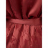 Trench a vestaglia rosso con stampa allover - IT40