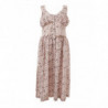 Abito midi rosa con stampa all-over - IT40