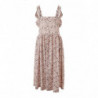 Abito midi rosa con stampa all-over - IT40