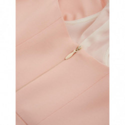 Abito in viscosa con corpetto rosa - IT40