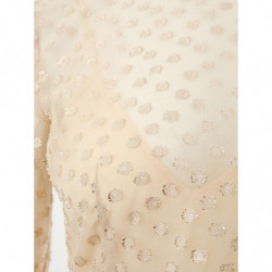 Abito in tulle decorato avorio - IT40