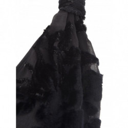 Abito lungo nero decorato con sottoveste - IT40