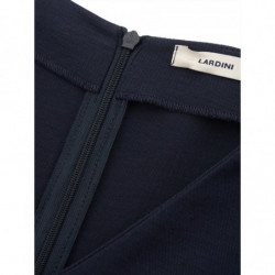 Abito blu in viscosa lunghezza midi con scollo a V - IT40