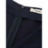 Abito blu in viscosa lunghezza midi con scollo a V - IT40