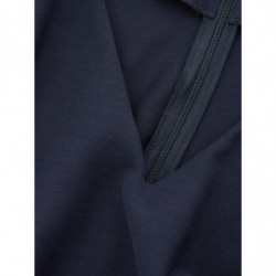 Abito blu in viscosa lunghezza midi con scollo a V - IT40